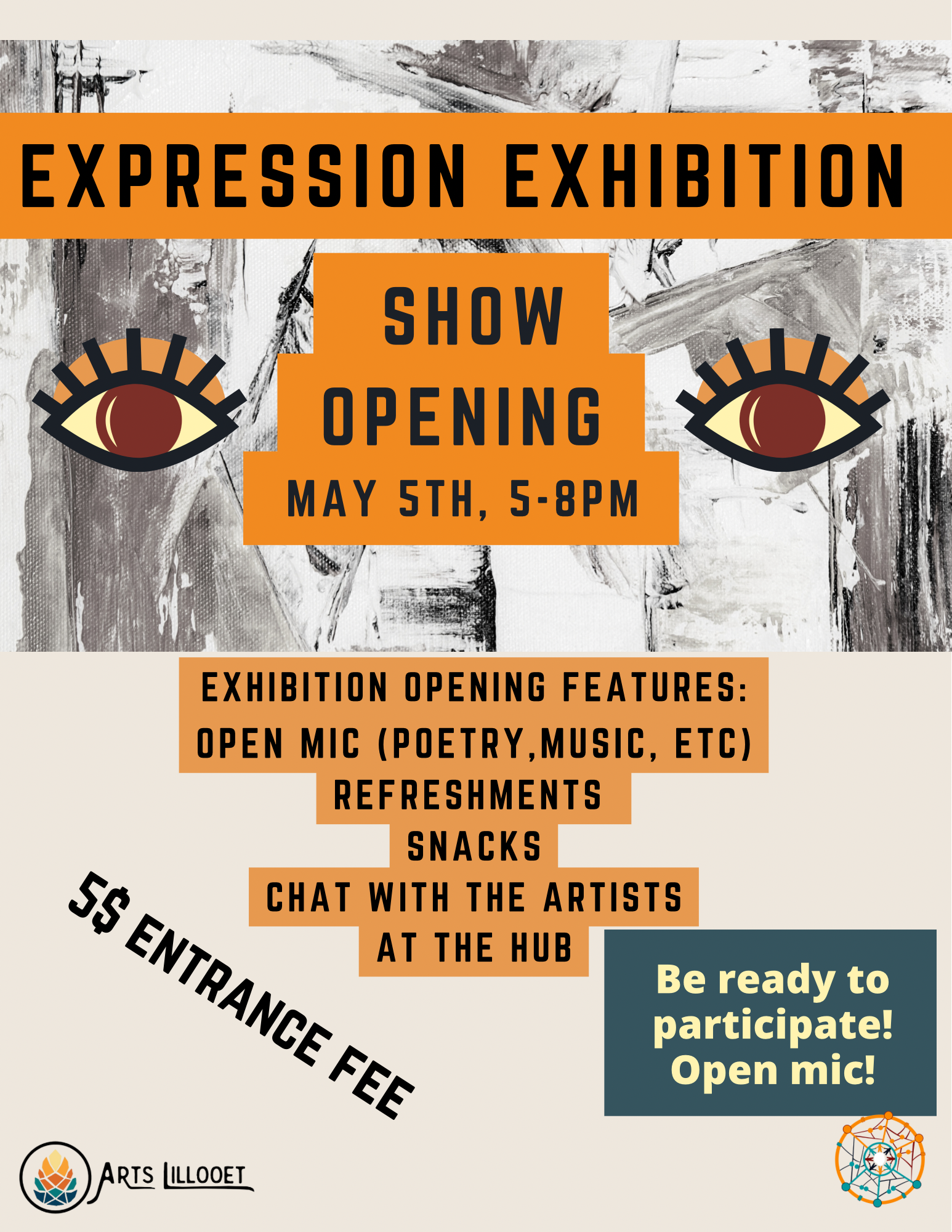Expression Exhibition event poster