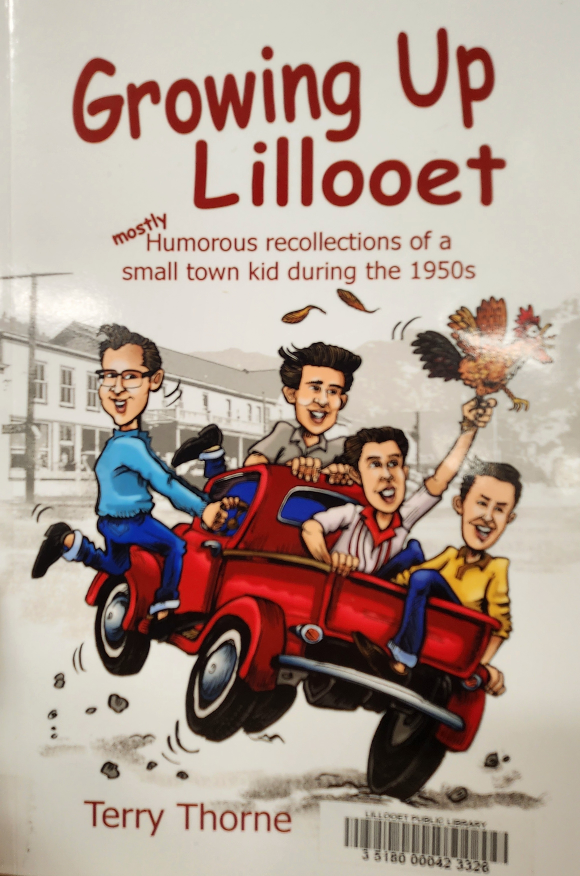 Book Cover - growing up in Lillooet