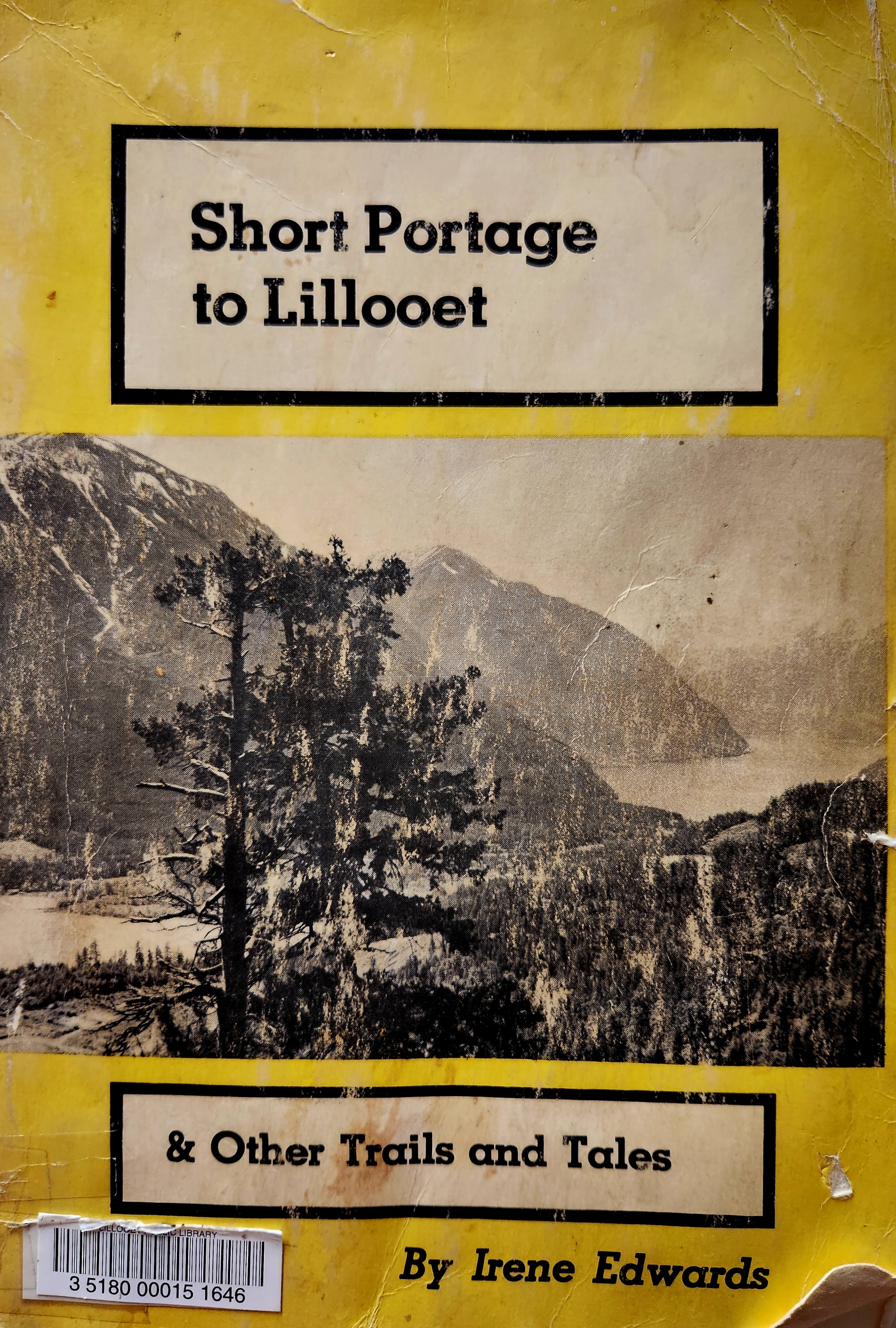 Book Cover - Short Portage to Lillooet
