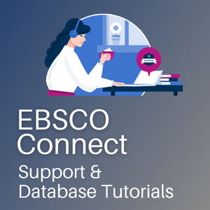 EBSCO connect support and tutorials button
