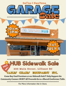 Poster HUB Sidewalk Sale